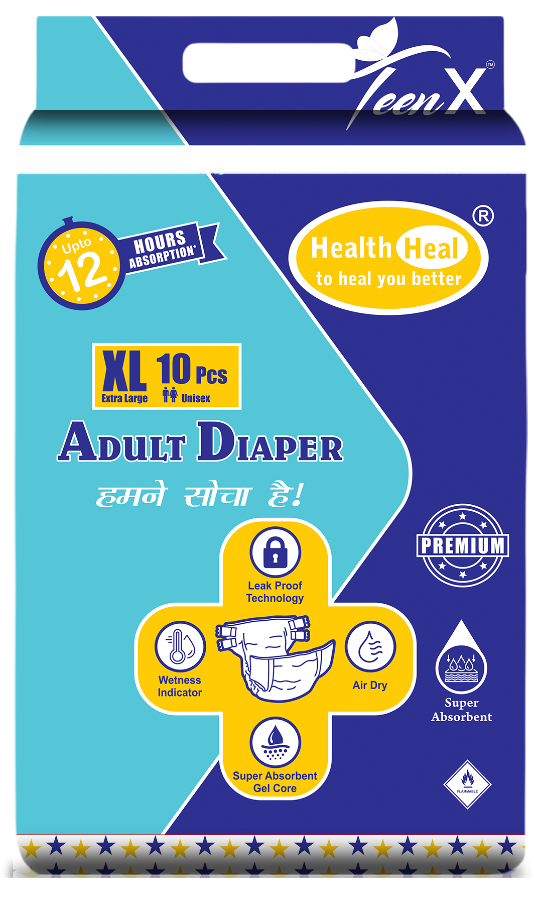 ADULT DIAPERS PREMIUM  XL